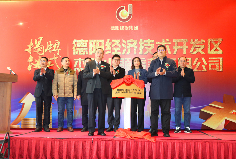市委常委、副市長(zhǎng)藍(lán)益民蒞臨杰陽(yáng)小貸公司揭牌儀式