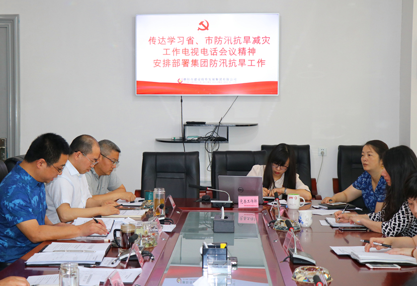 集團(tuán)公司召開黨委（擴(kuò)大）會，傳達(dá)學(xué)習(xí)省、市防汛抗旱減災(zāi)工作電視電話會議精神